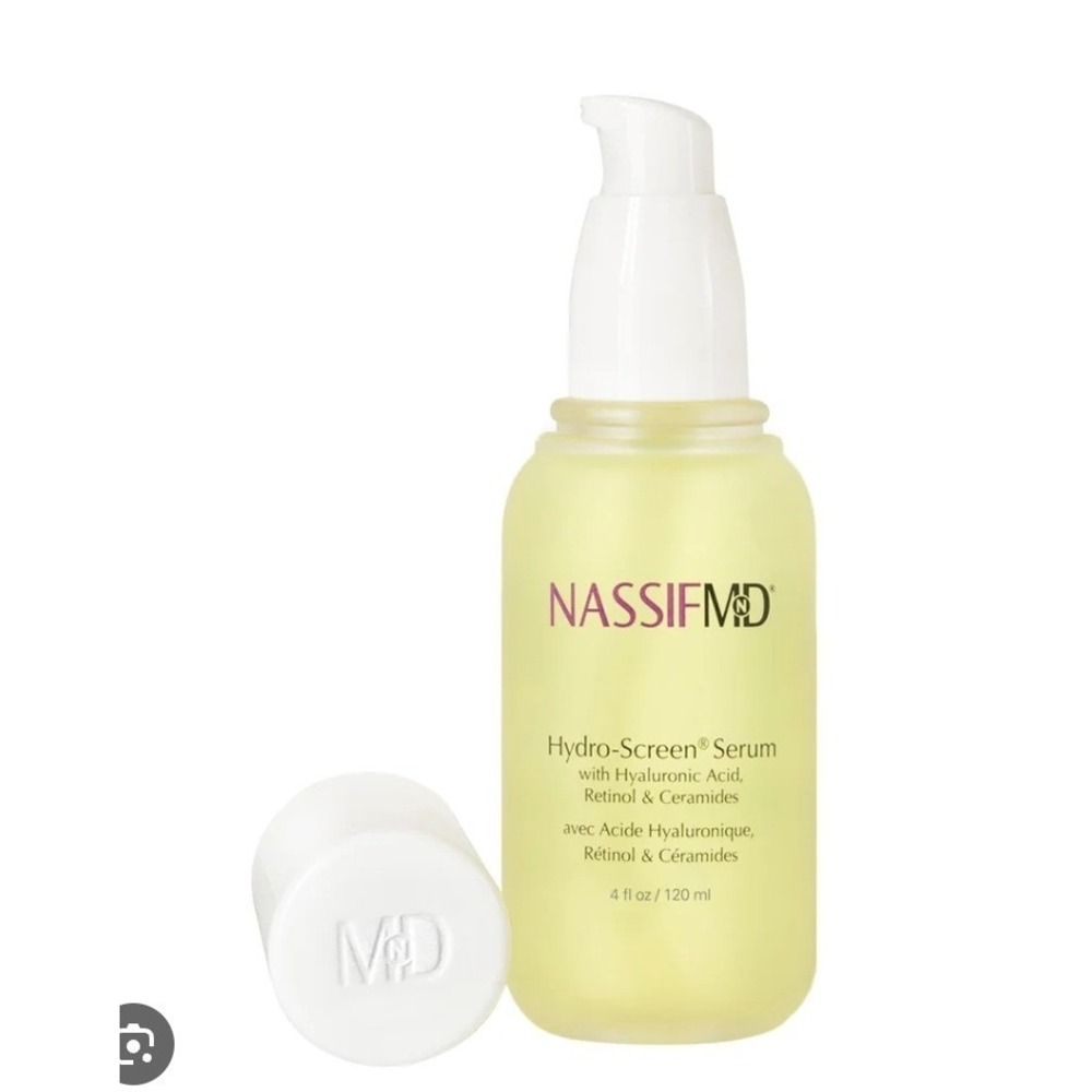 NassifMD Hydro Screen Serum 2 Bottles Hyaluronic Retinol Anti Aging - Picture 3 of 5
